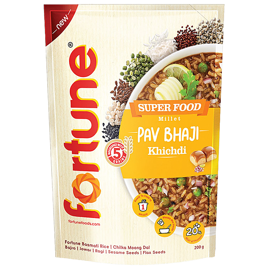 Fortune Super Food Millet Pav Bhaji Khichdi - Ready To Cook