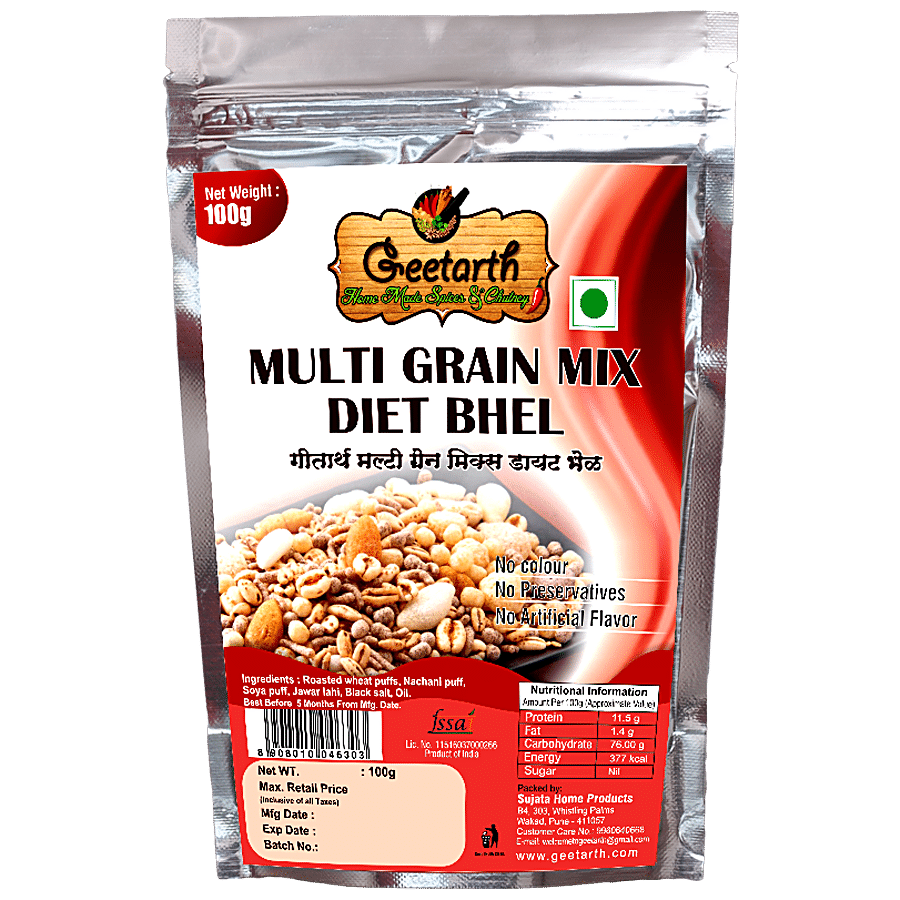 GEETARTH Roasted Multigrain Mix Diet Bhel - High Fibre