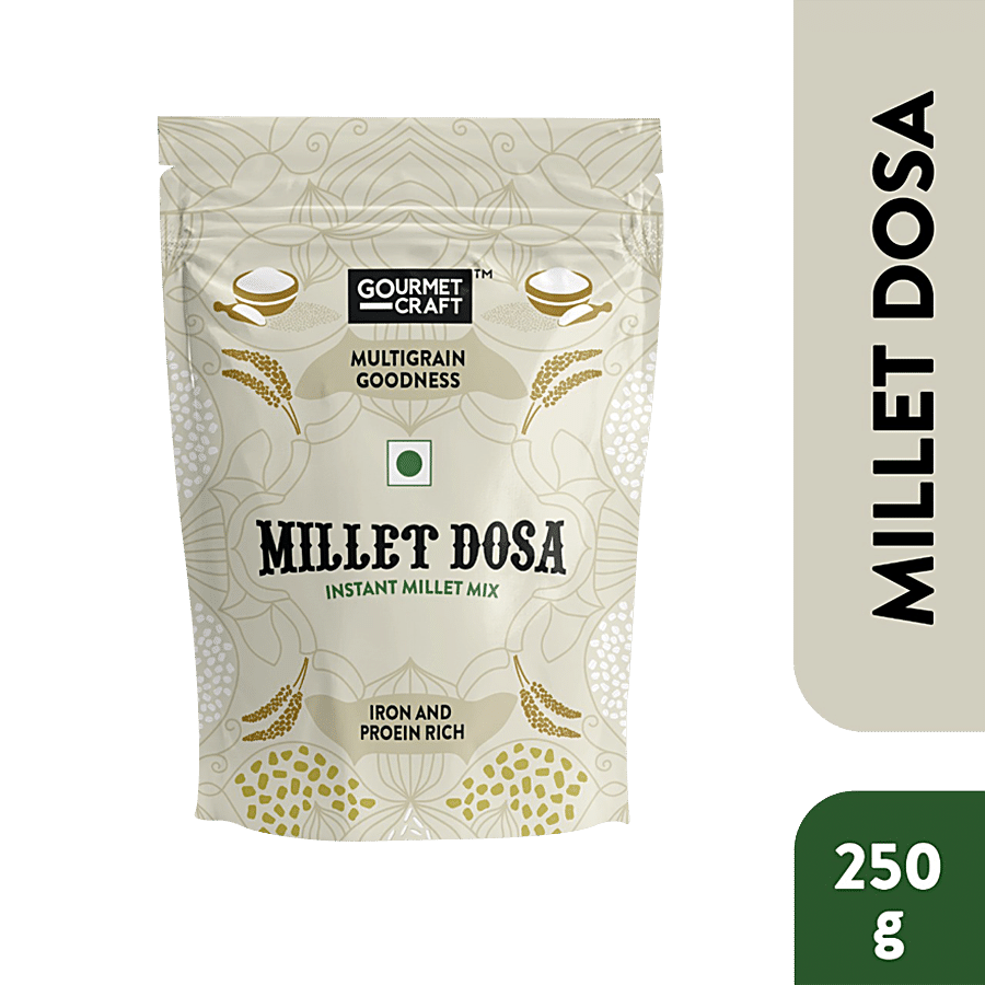 Gourmet Craft Instant Millet Dosa Mix - Rich In Protein & Iron