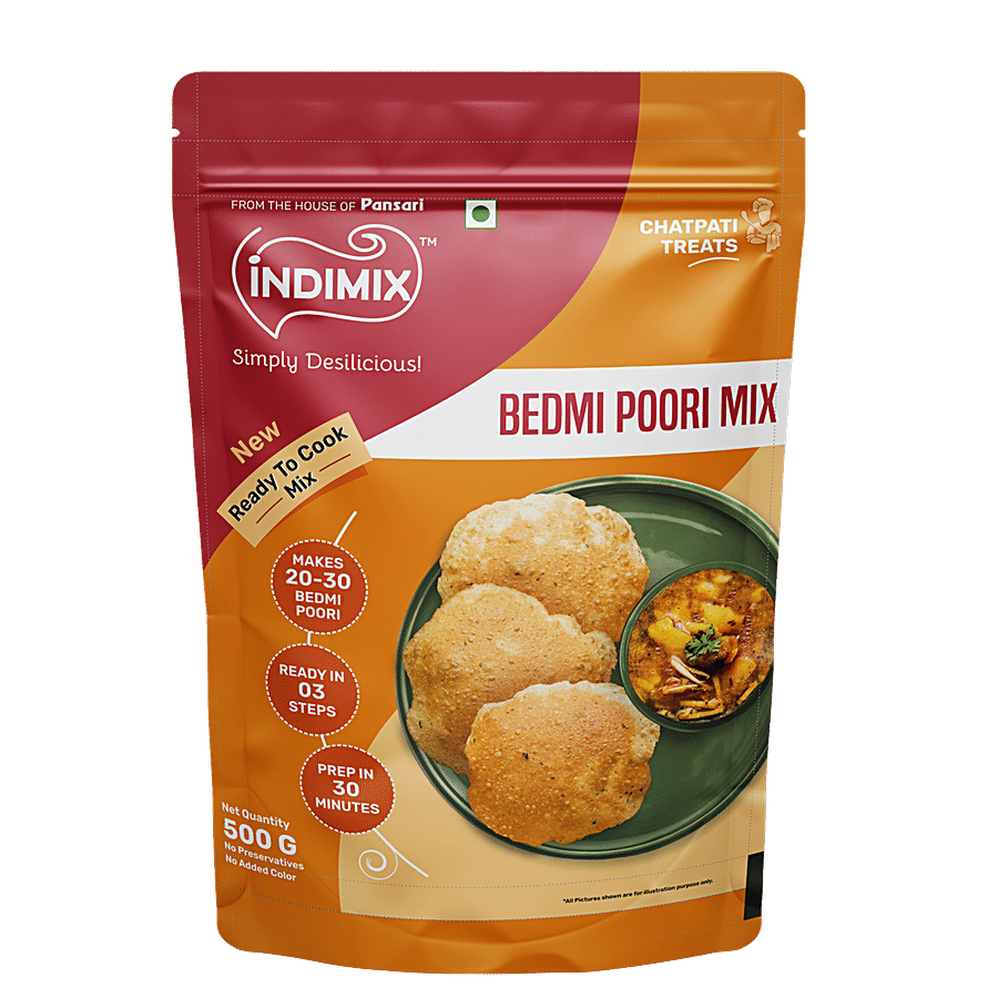 INDIMIX Bedmi Poori Mix - Ready To Cook