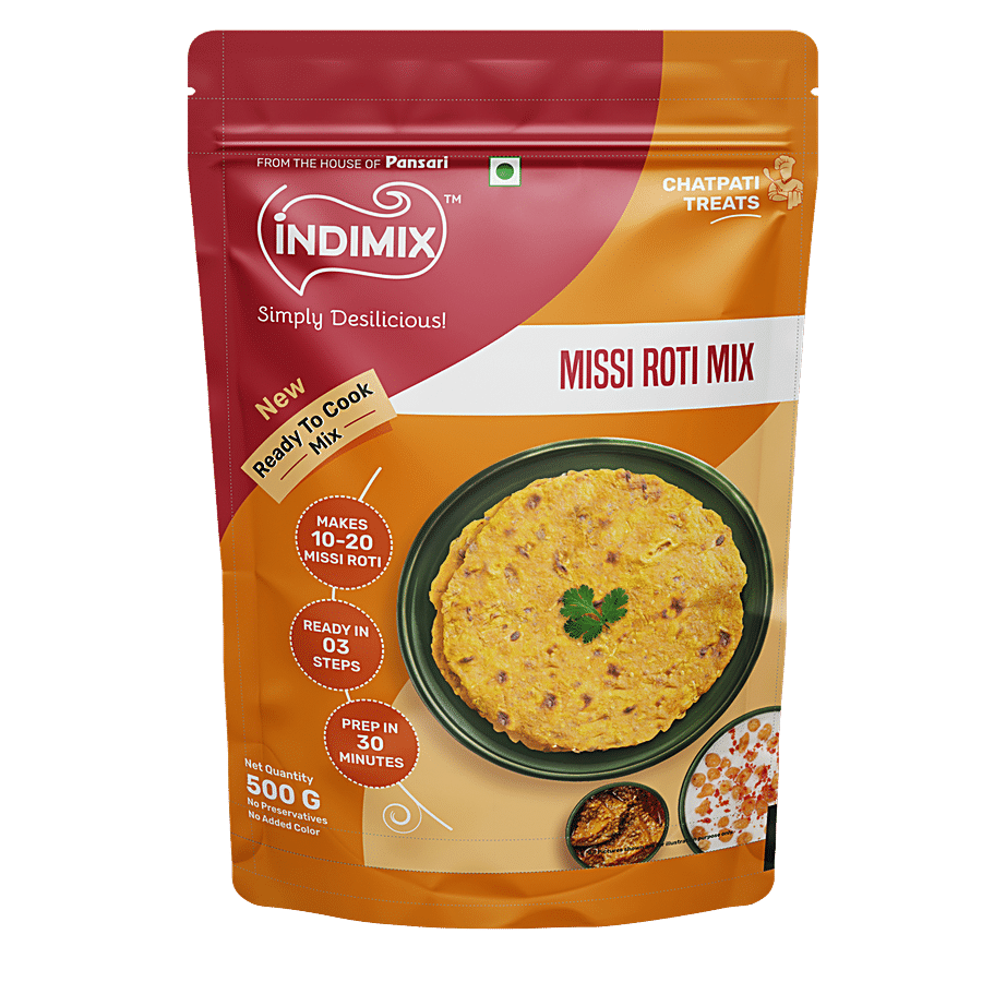 INDIMIX Missi Roti Mix - Ready To Cook