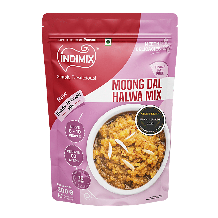 INDIMIX Moong Dal Halwa - Ready To Cook