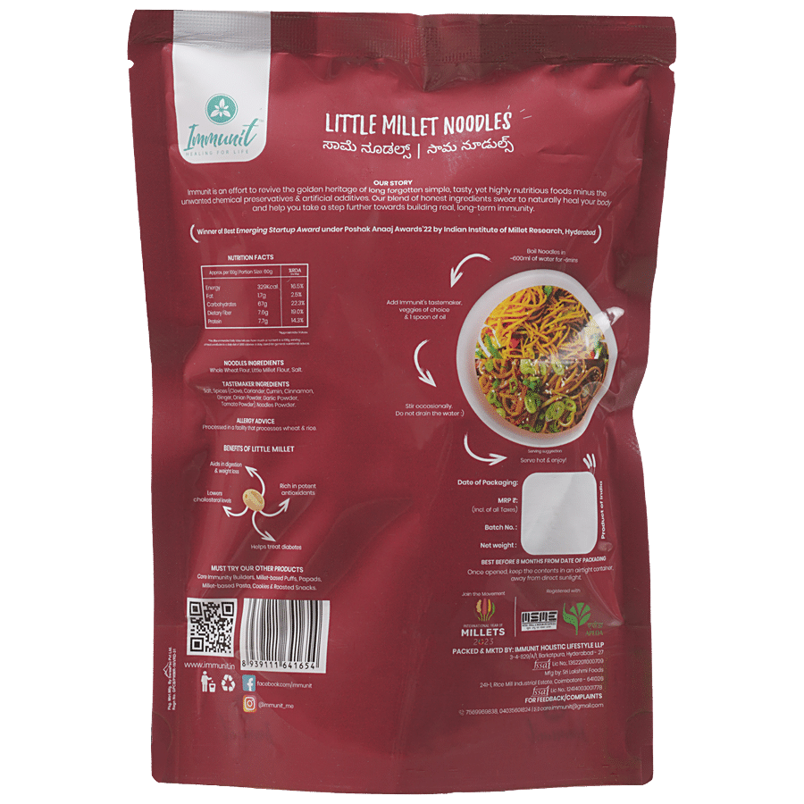 Immunit Little Millet Noodles