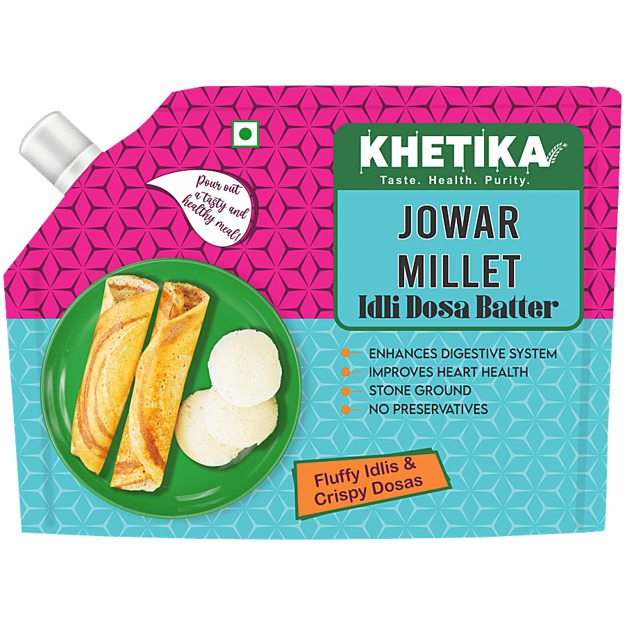 Khetika Jowar Millet Idli Dosa Batter