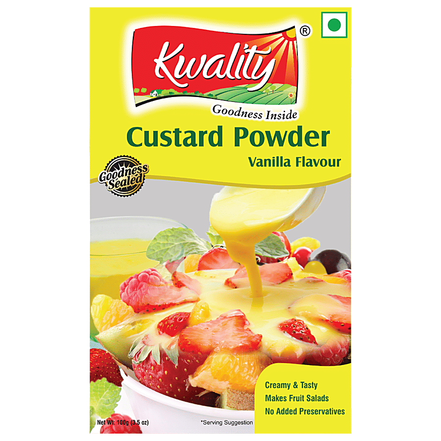 Kwality Custard Powder - Vanilla Flavour