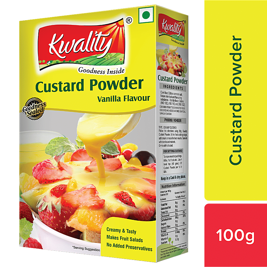 Kwality Custard Powder - Vanilla Flavour