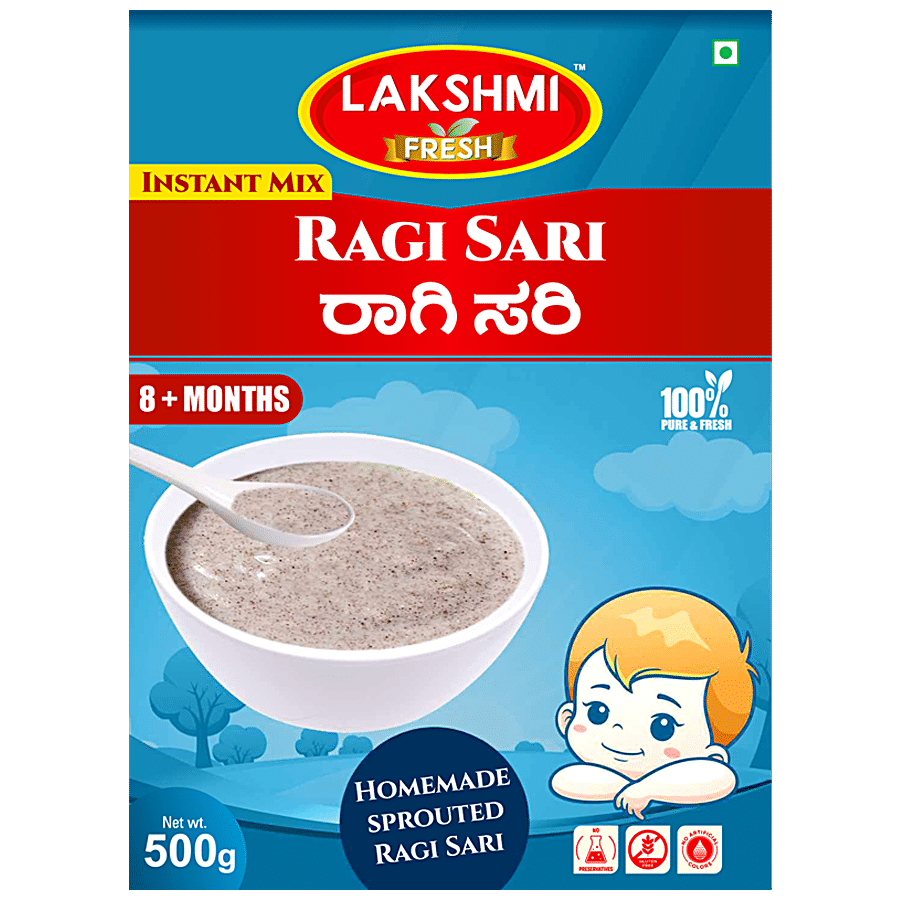 Lakshmi Fresh Ragi Sari Instant Mix - Rich In Protein