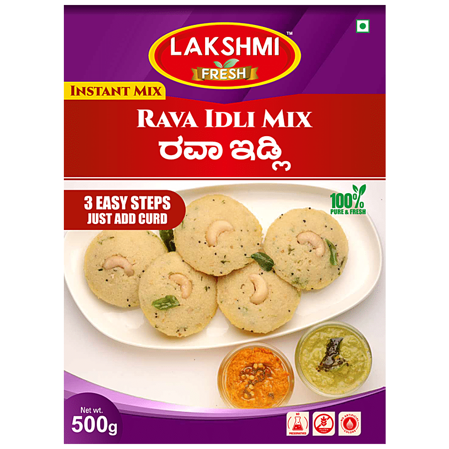 Lakshmi Fresh Rava Idli Instant Mix - Source Of Protein