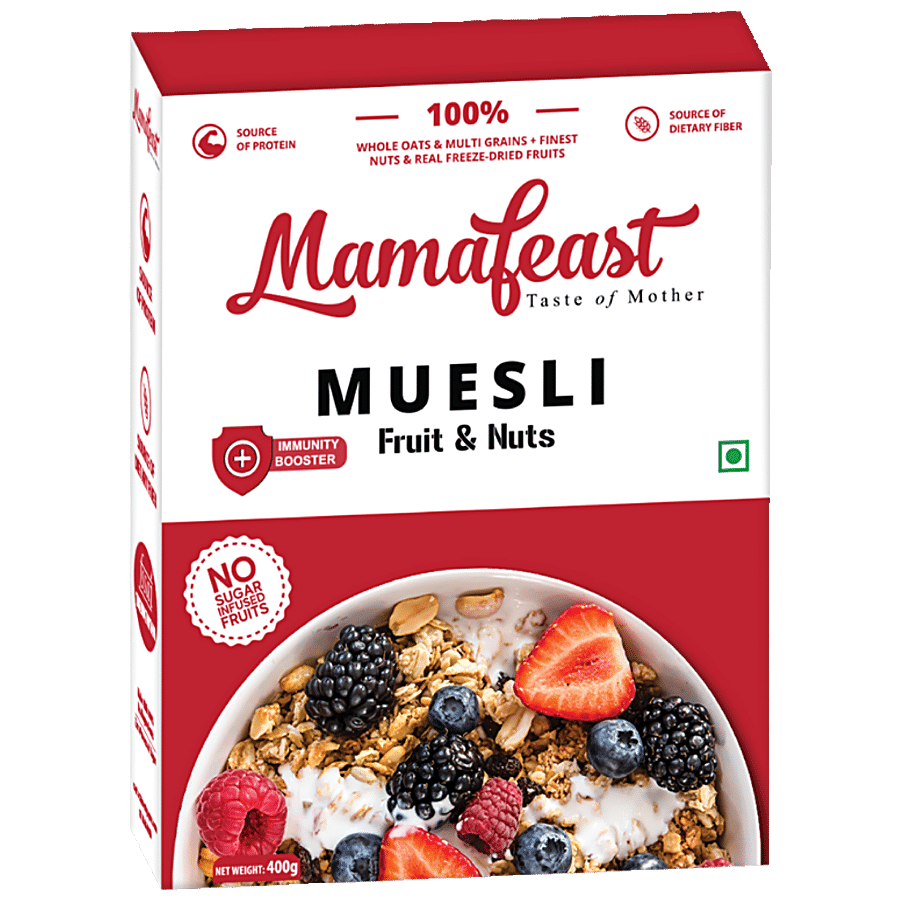 MAMAFEAST Muesli Fruit & Nuts - Whole Oats