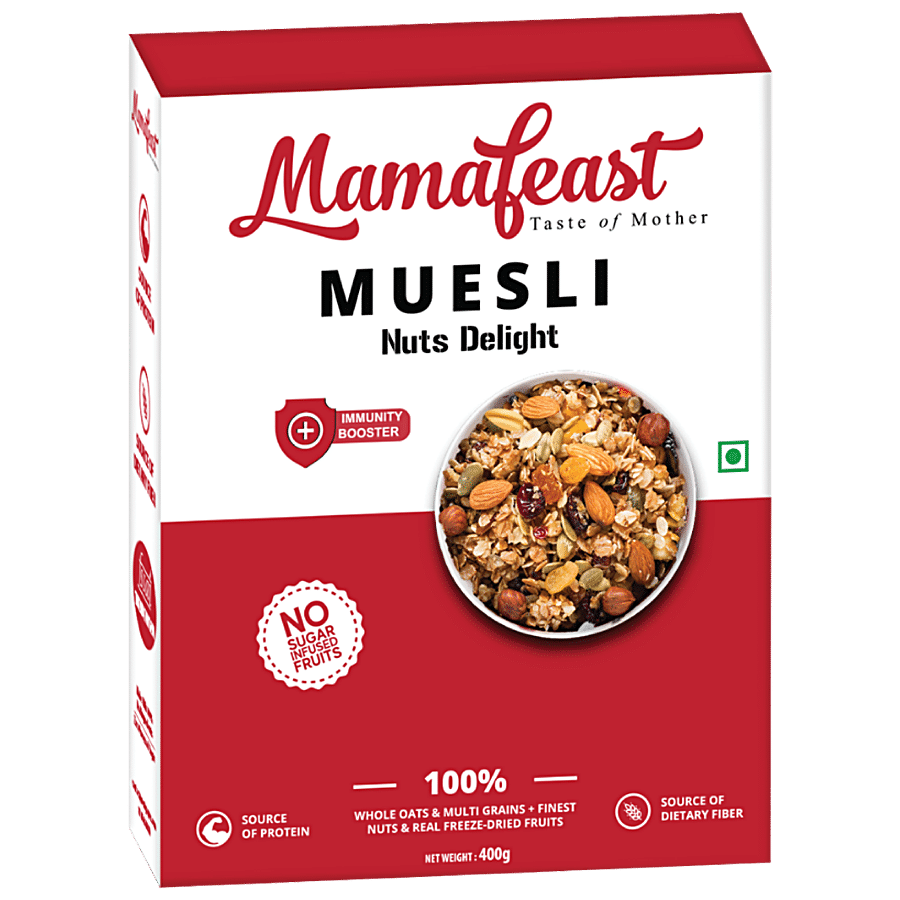 MAMAFEAST Muesli Nuts Delight - Whole Oats