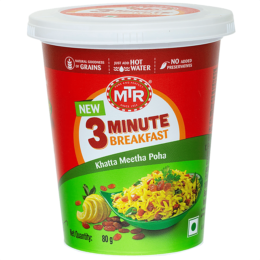 MTR 3 Minute Breakfast Khatta Meetha Poha