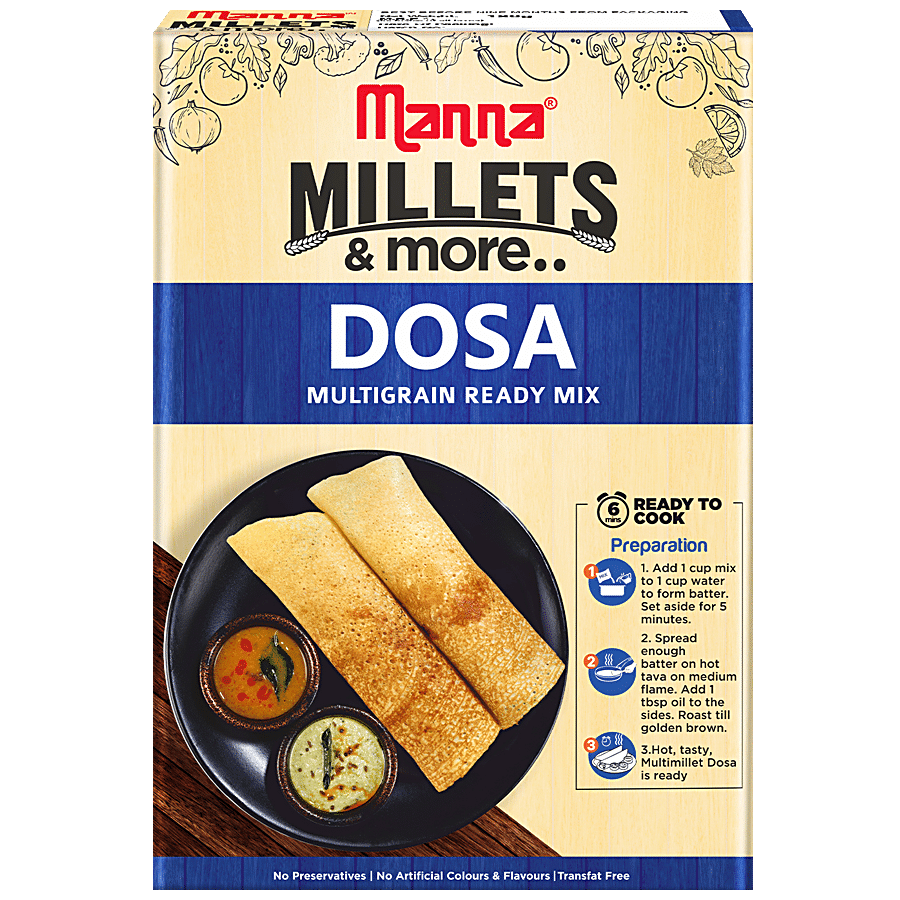 Manna Instant Multigrain Millet Dosa Ready Mix