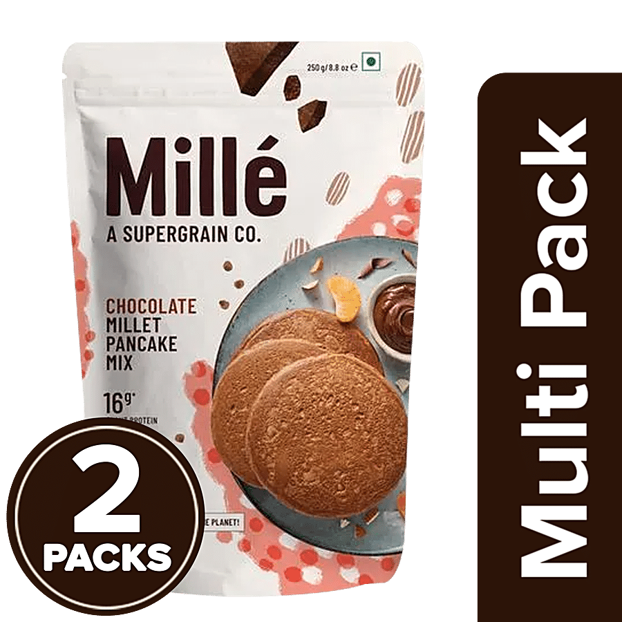 Mille Chocolate Millet Pancake Mix - No Wheat