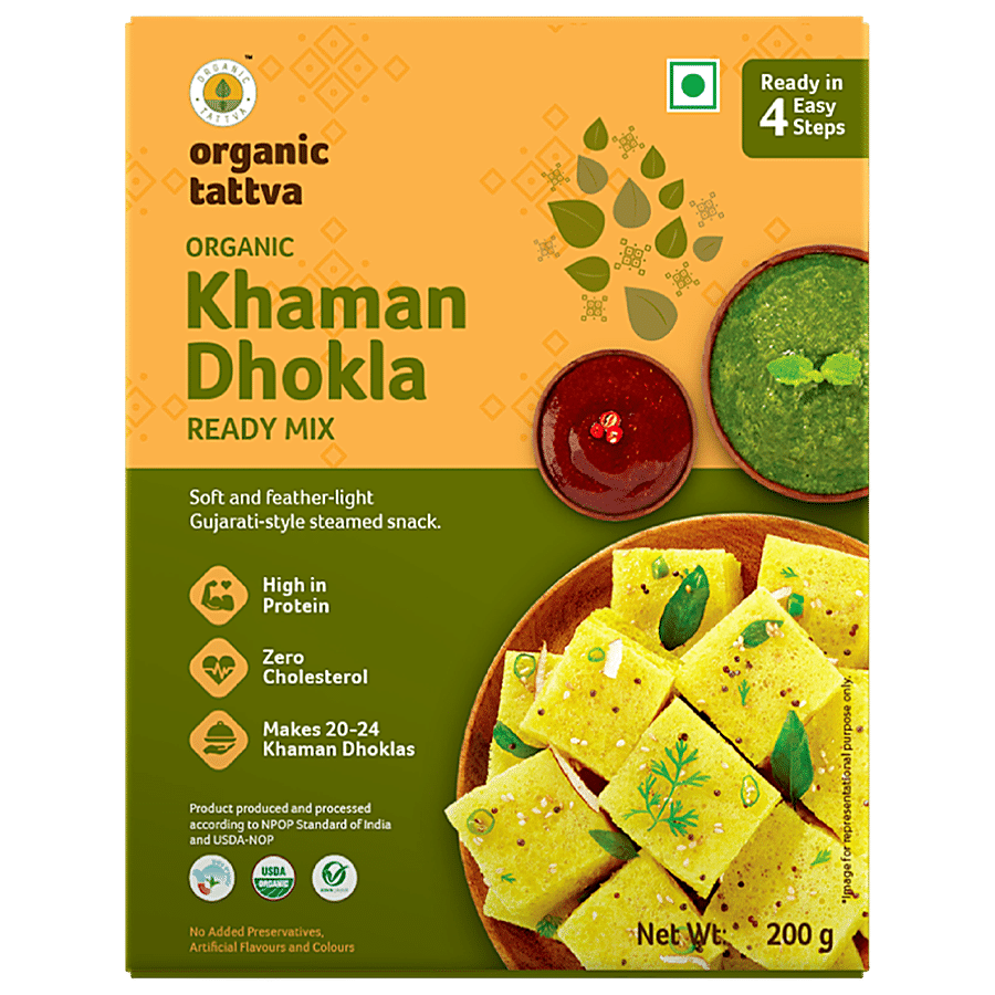 Organic Tattva Organic Khaman Dhokla Ready Mi