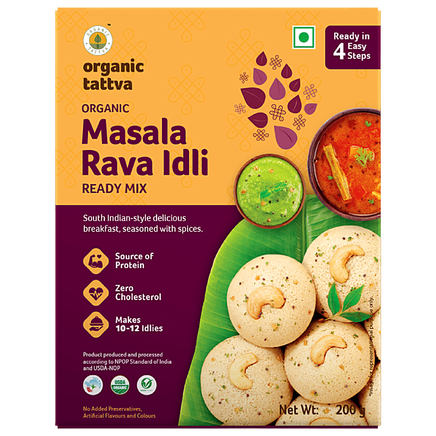 Organic Tattva Organic Masala Rava Idli Ready Mix