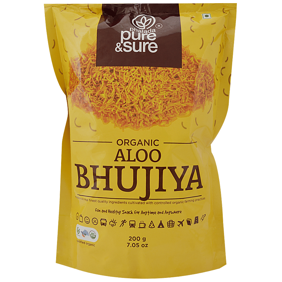 Phalada Pure & Sure Organic Aloo Bhujiya - Fun & Healthy Snack