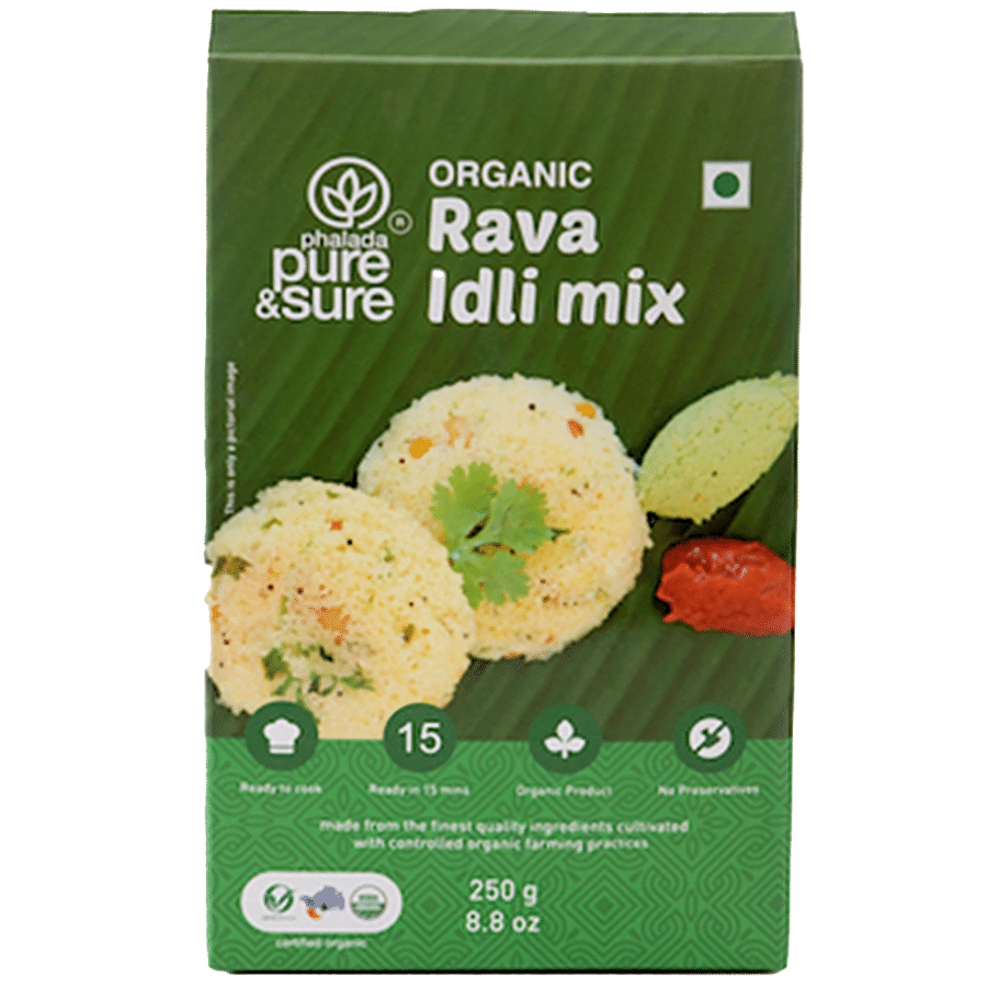 Phalada Pure & Sure Organic Rava Idli Mix