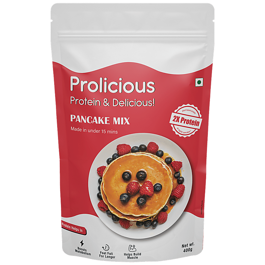 Prolicious Vanilla Pancake Mix - Rich In Plant Based Protein