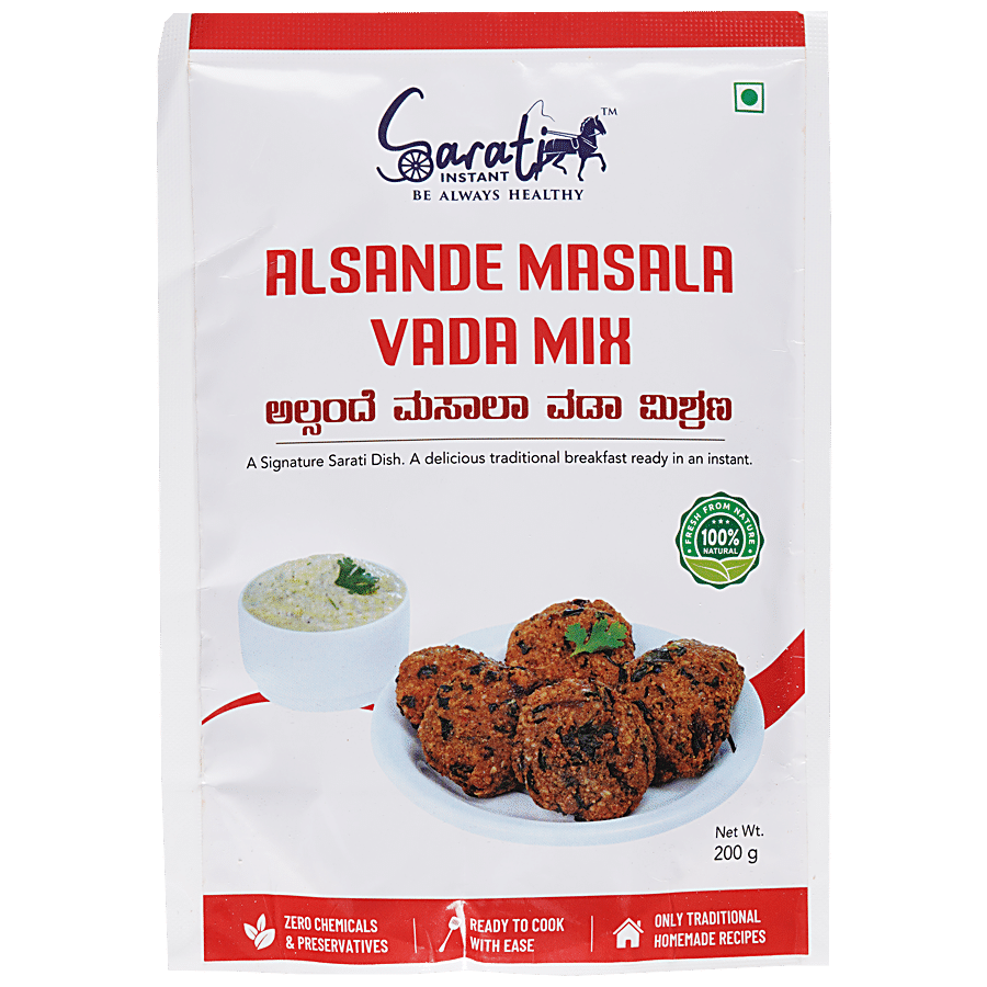 Sarati Instant Alsande Masala Vada Mix - Traditional Recipe