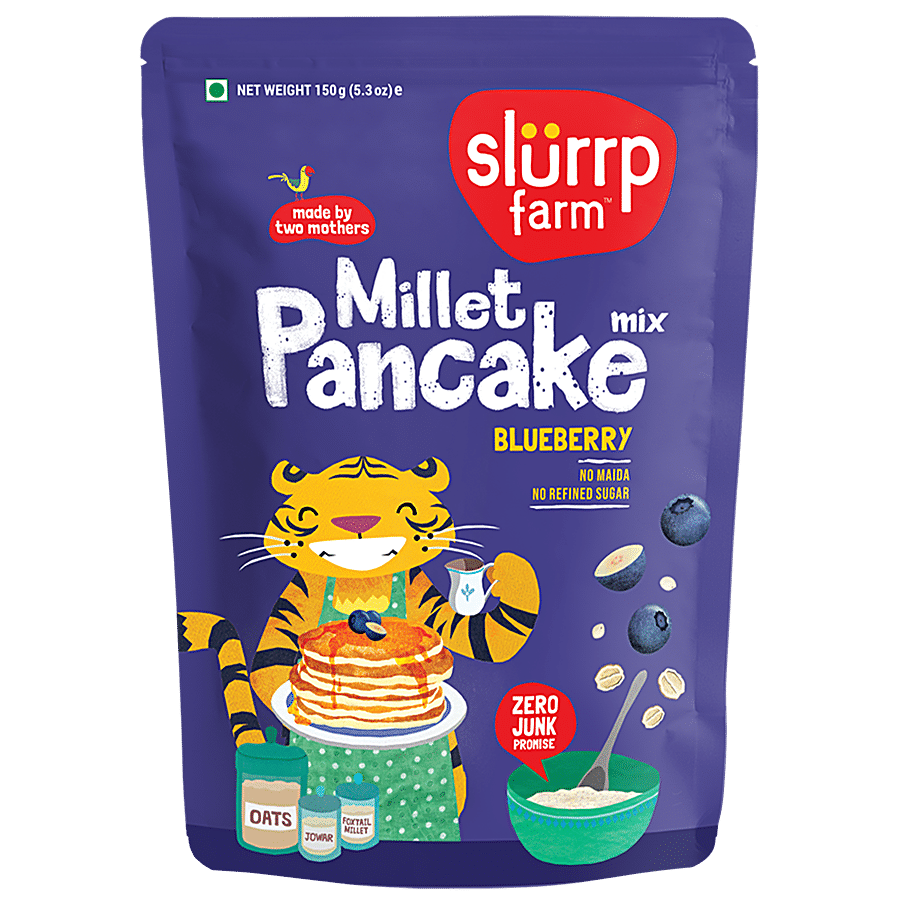 Slurrp Farm Blueberry Pancake Mix - No Maida