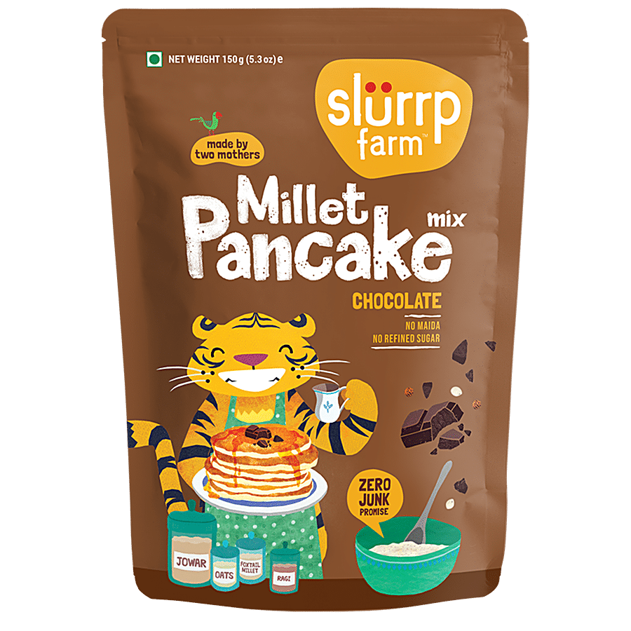 Slurrp Farm Chocolate Pancake Mix - No Maida