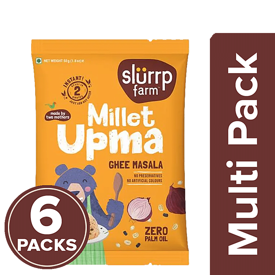 Slurrp Farm Instant Millet Upma - Ghee Masala