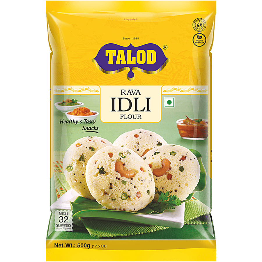 TALOD Rava Idli Flour - Healthy & Tasty