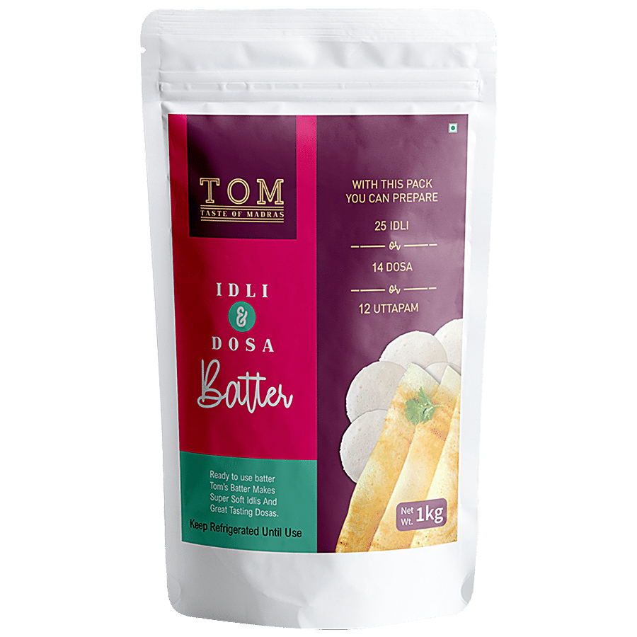 TOM Idli & Dosa Batter - No Preservatives