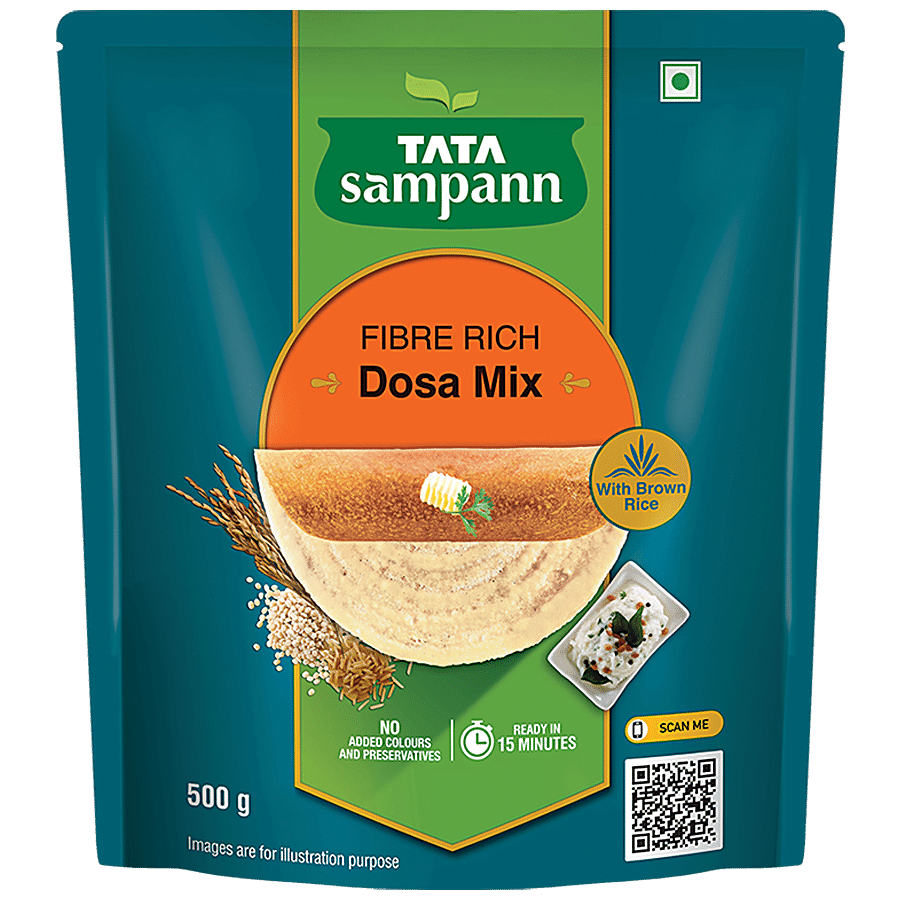 Tata Sampann Fibre Rich Dosa Mix - Ready To Cook Breakfast Mix