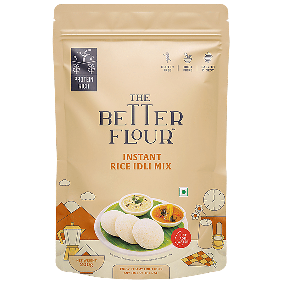 The Better Flour Instant Rice Idli Mix - Ready To Cook