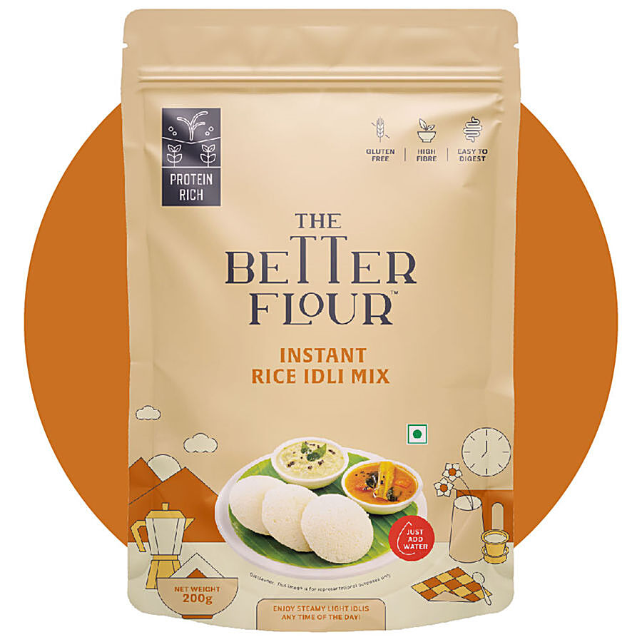 The Better Flour Instant Rice Idli Mix - Ready To Cook