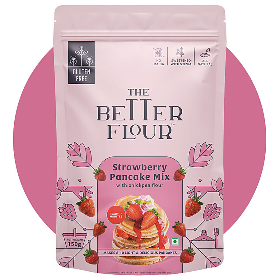 The Better Flour Strawberry Pancake Mix - Chickpea Flour