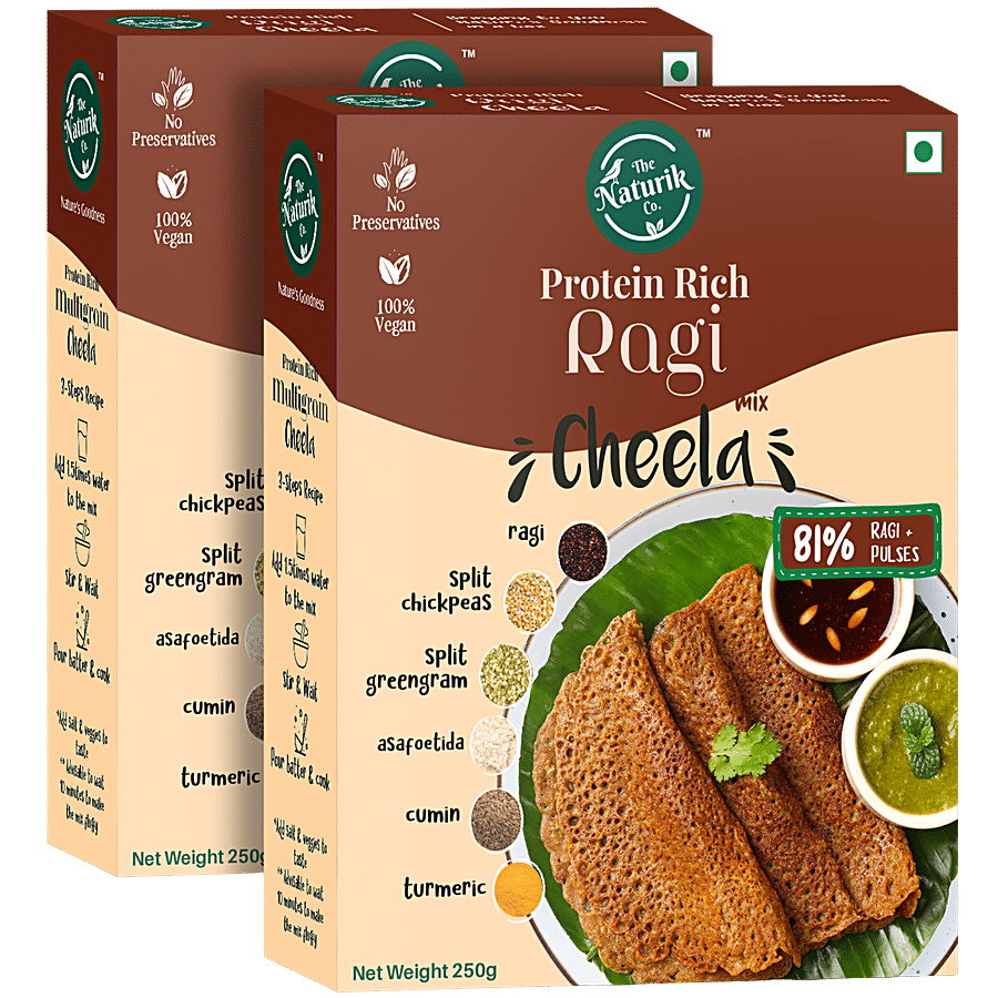 The Naturik Co. Protein Rich Ragi Cheela Mix