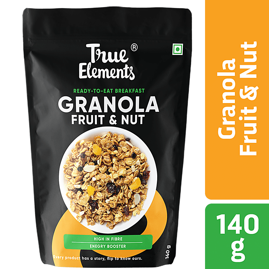 True Elements Dark Chocolate Granola- Healthy & Tasty