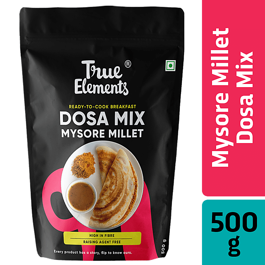 True Elements Mysore Millet Dosa Mix - Ready To Cook Breakfast