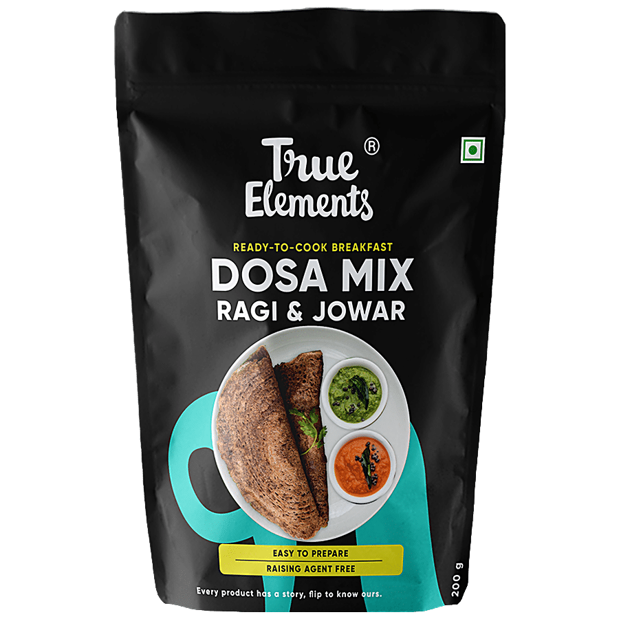 True Elements Ragi & Jowar Dosa Mix - Ready To Cook Breakfast