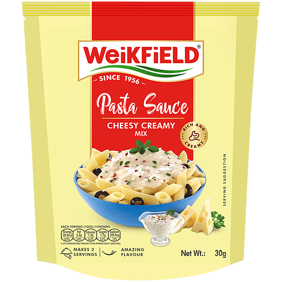 Weikfield Pasta Sauce - Cheesy Creamy Mix