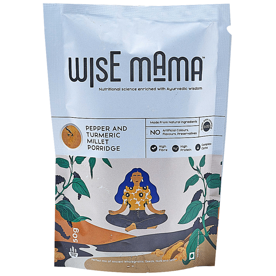 Wise Mama Pepper & Turmeric Millet Porridge With Whole Grains