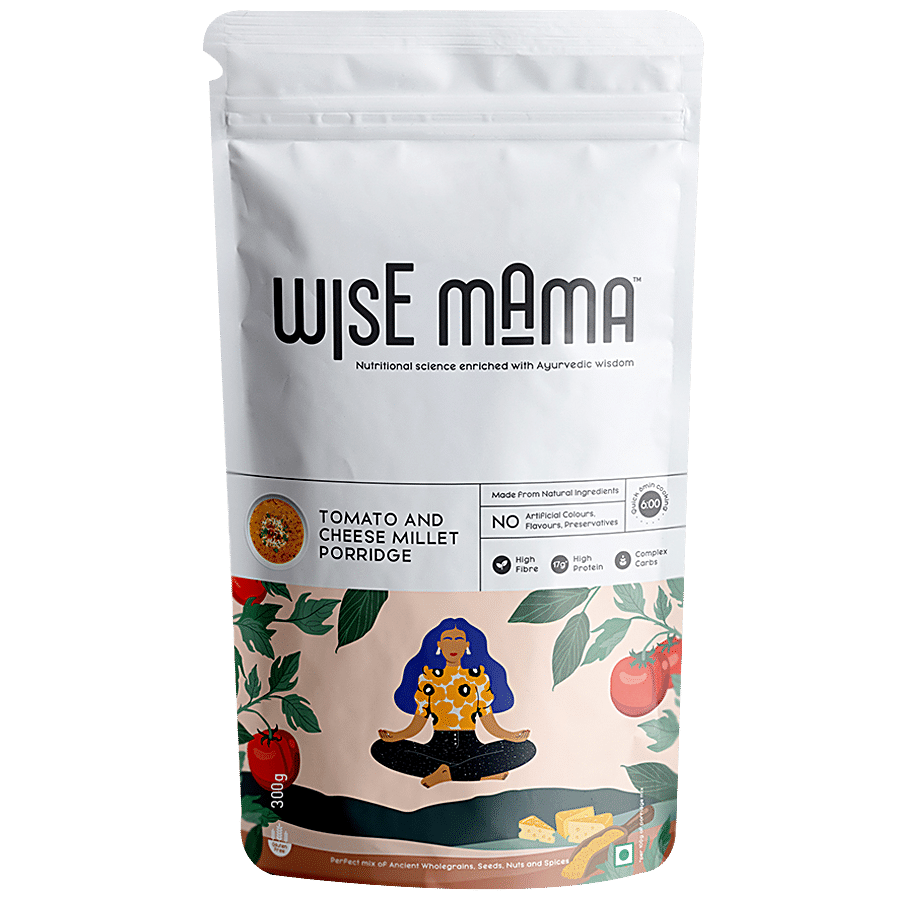 Wise Mama Tomato & Cheese Millet Porridge - High Fibre & Protein