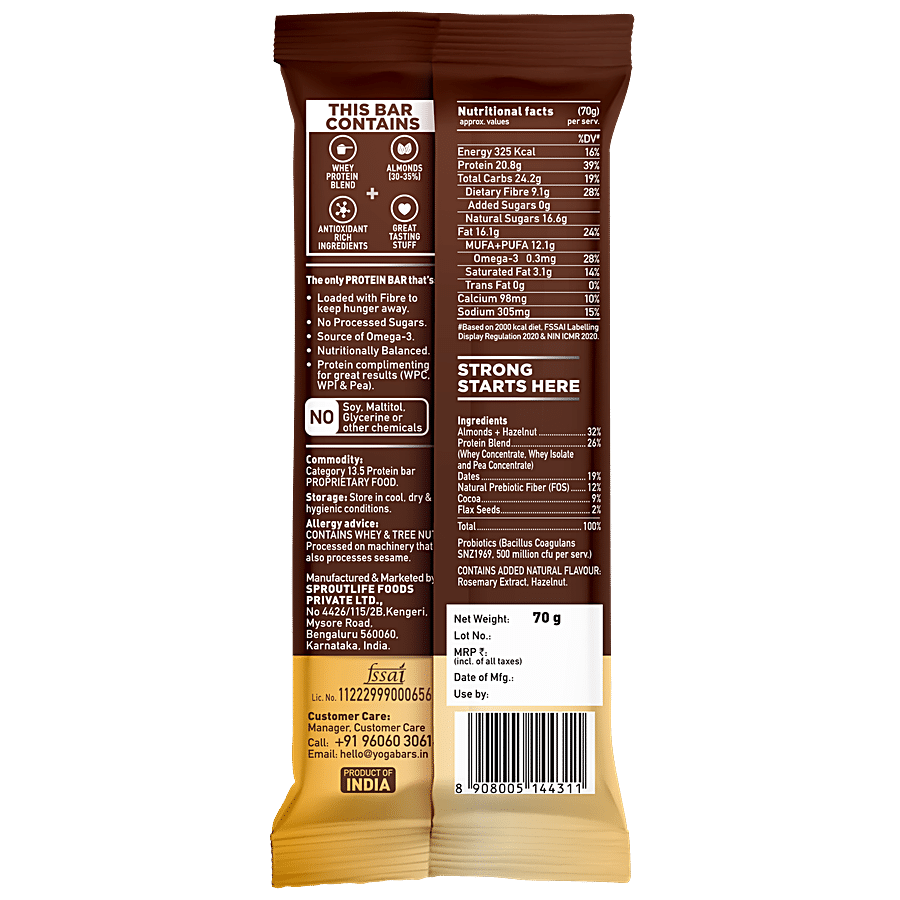 Yoga Bar 20g Protein Bar - Hazelnut