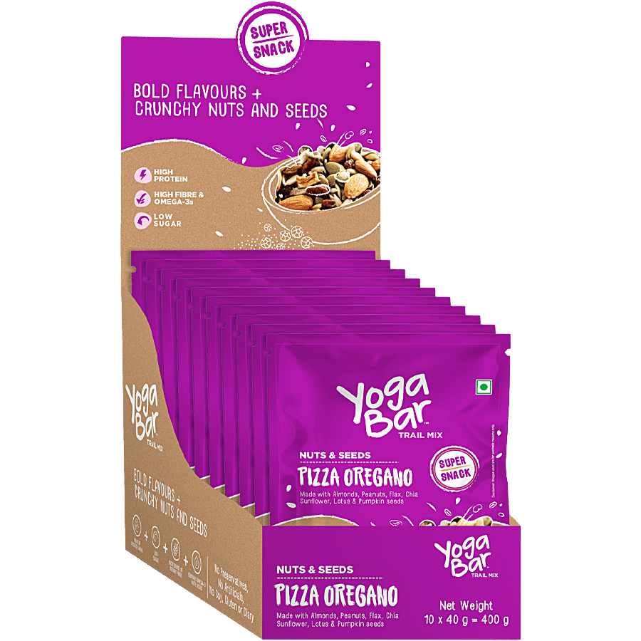 Yoga Bar Nuts & Seeds Trail Mix - Pizza Oregano