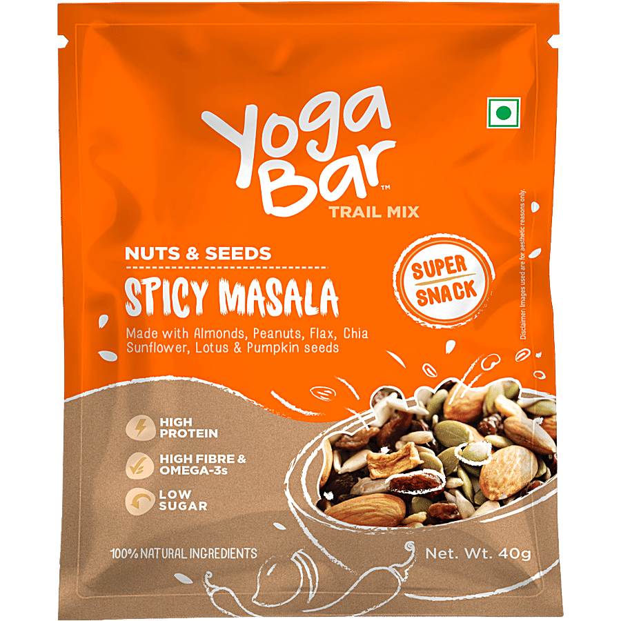 Yoga Bar Nuts & Seeds Trail Mix - Spicy Masala