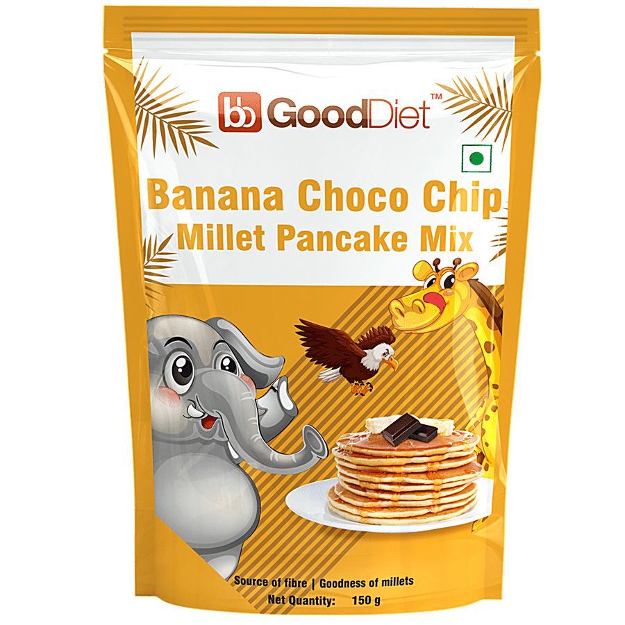 bb Gooddiet Banana Choco Chip Millet Pancake Mix