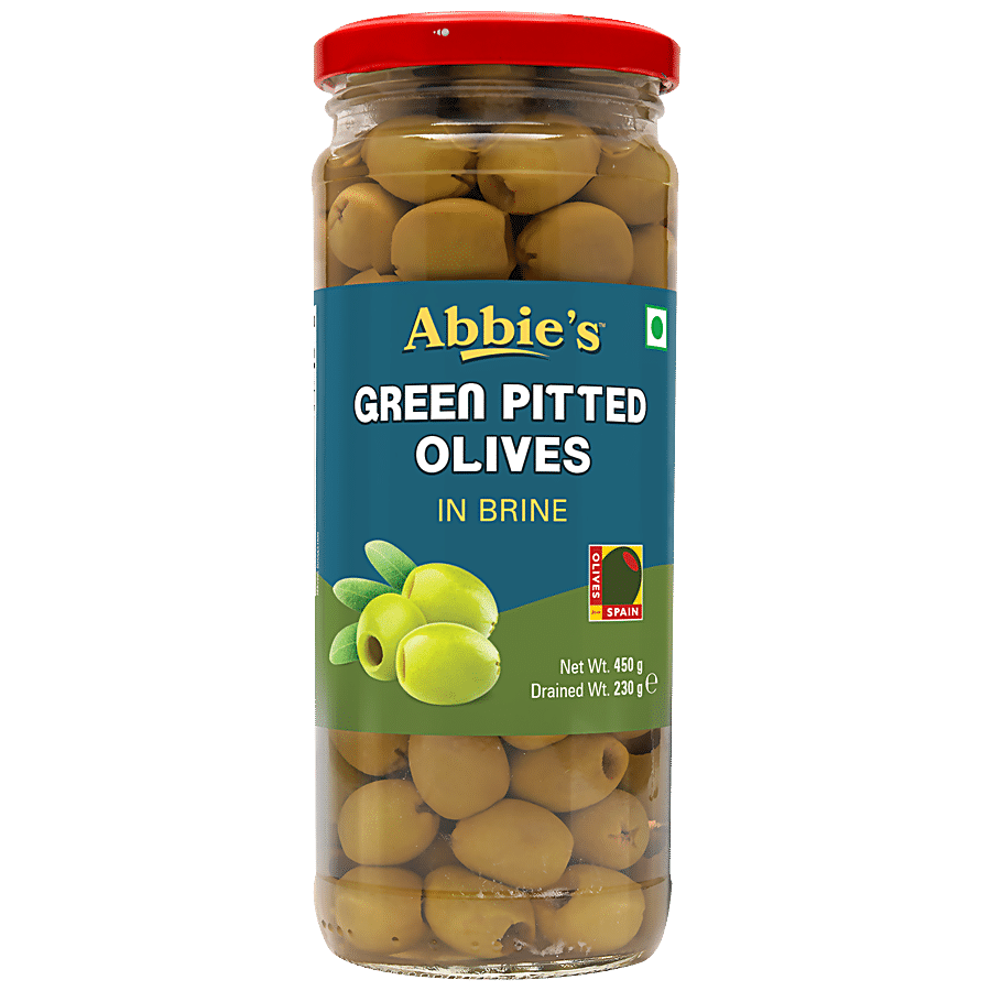 Abbies Green Olives - Pitted