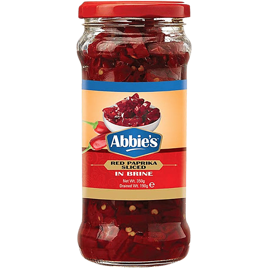 Abbies Red Paprika - Sliced