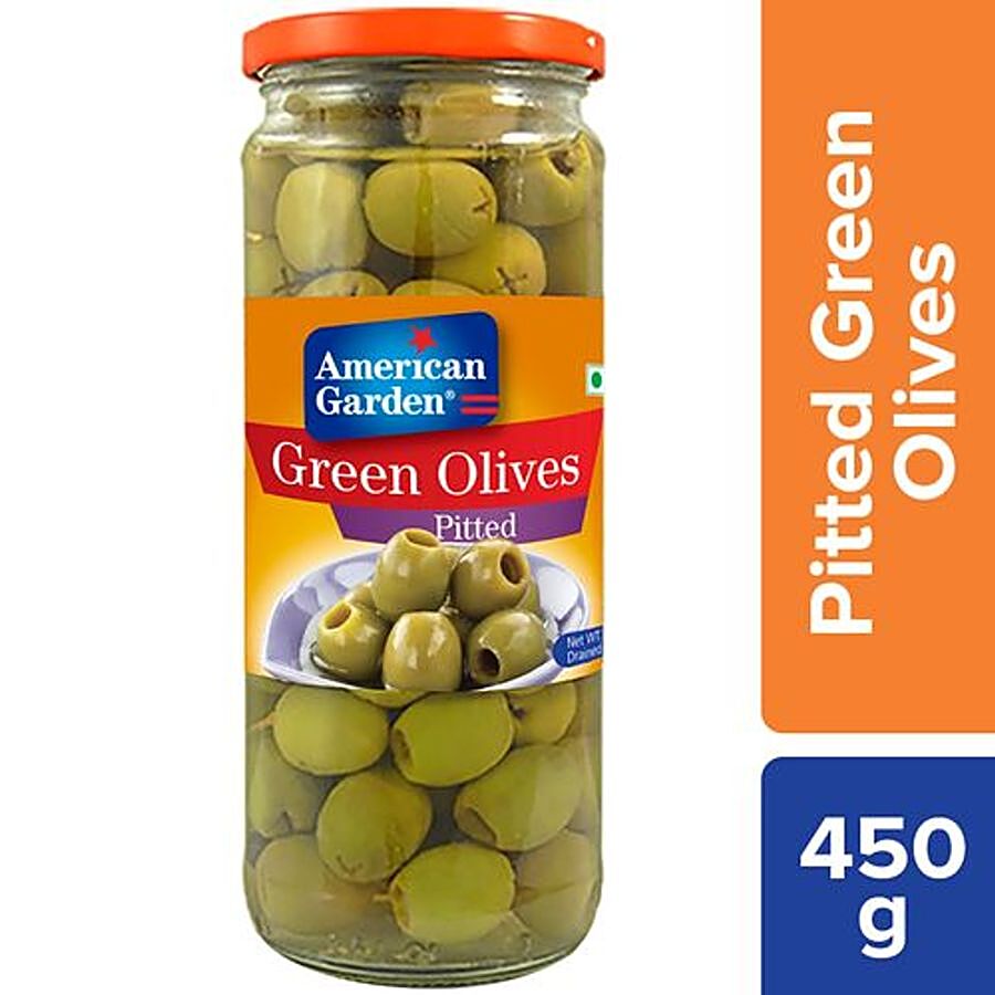 American Garden Olives Pitted - Green