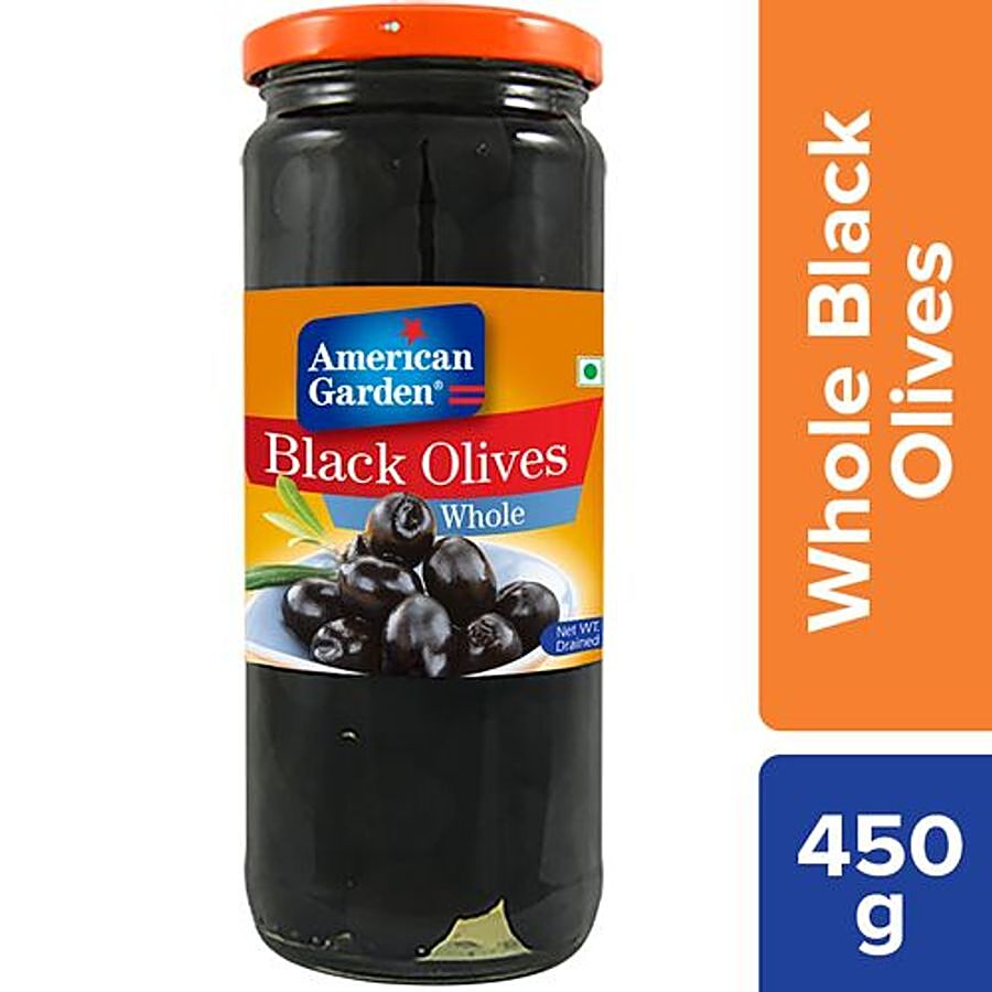 American Garden Olives Whole - Black