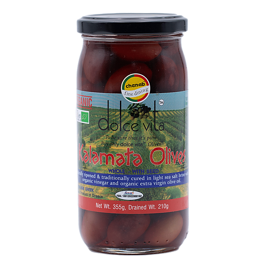 Dolce Vita Organic Olives - Whole Kalamata