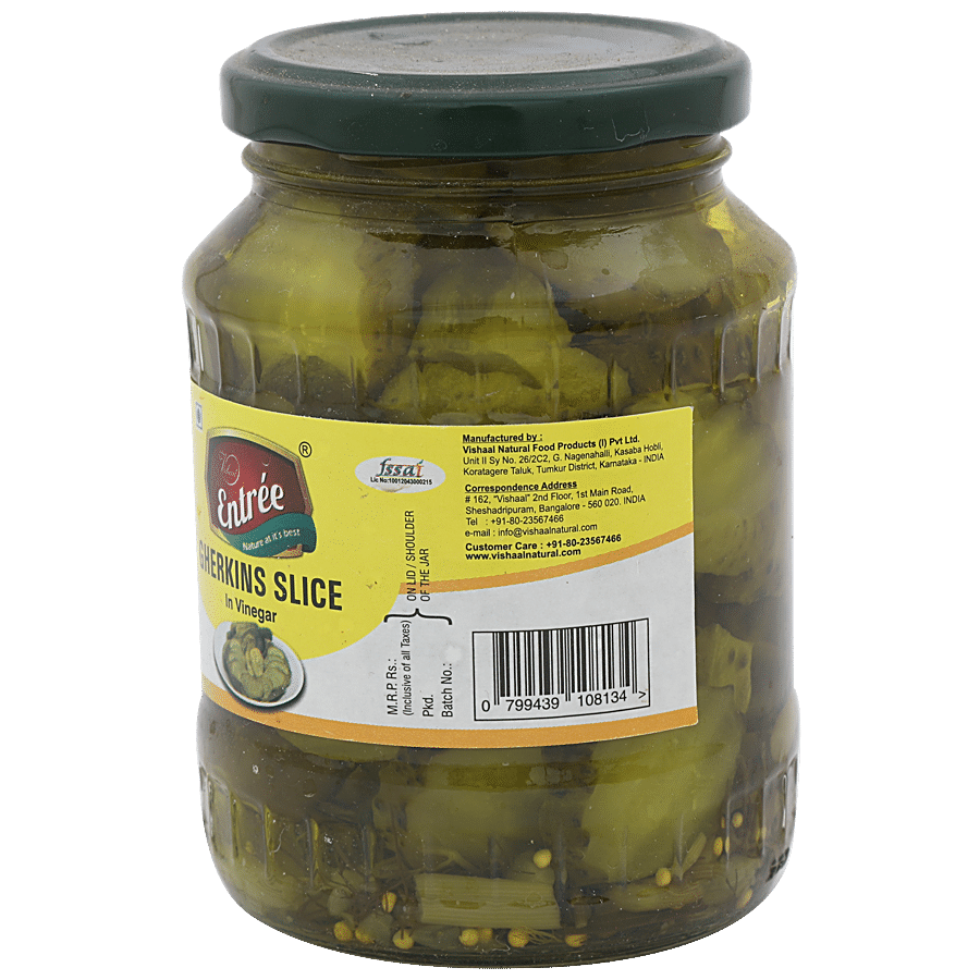 Entree Gherkins Slices in Vinegar