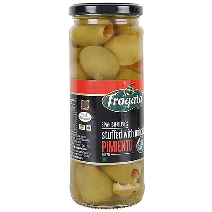 Fragata Olives - Spanish Green Stuffed With Minced Pimiento Kings